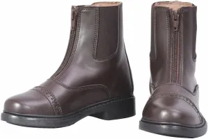 TuffRider Children??s Starter Front Zip Paddock Boots | Durable, Easy to Clean Water-Resistant Horse Riding Boots for Kids