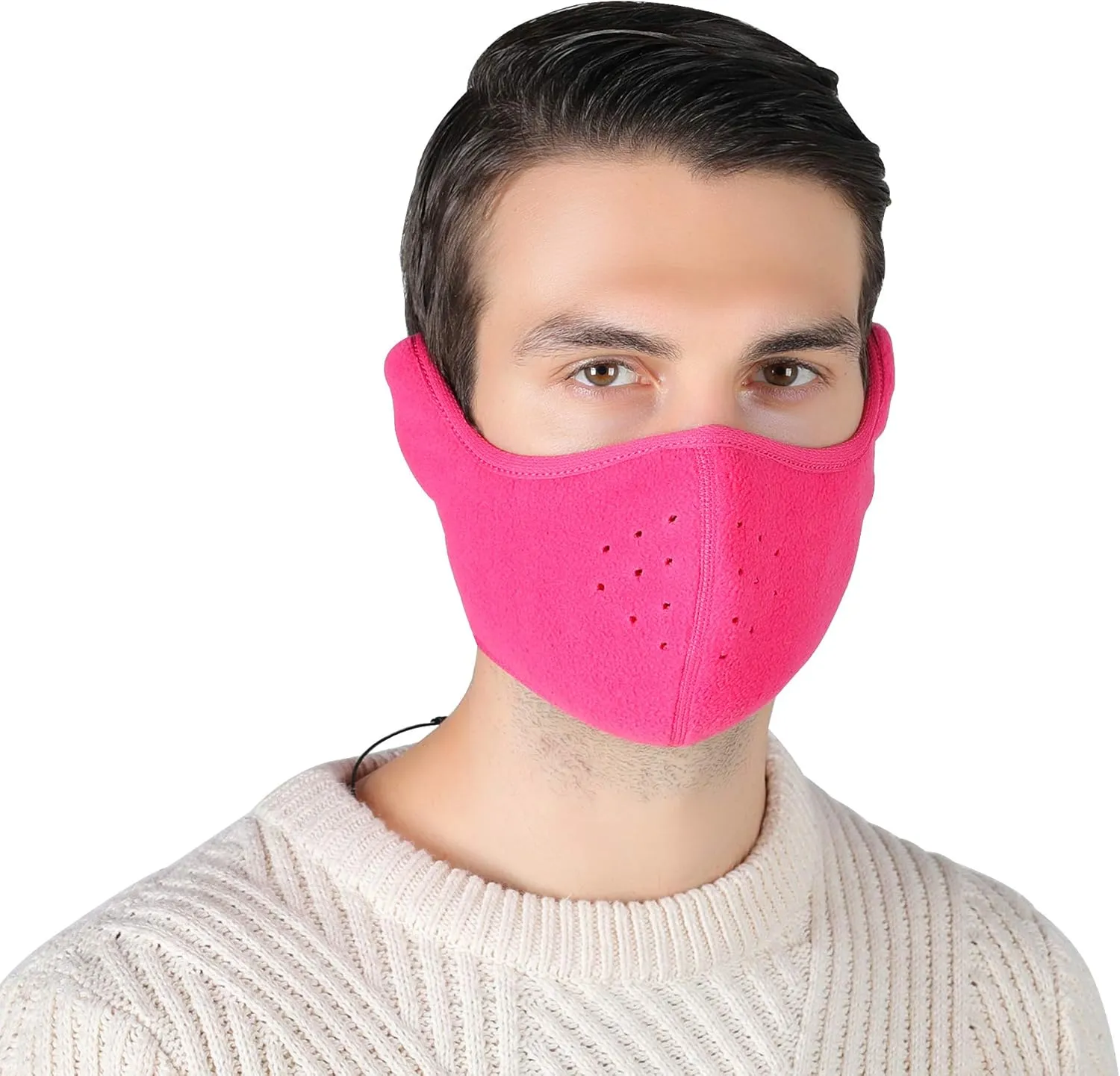 Unisex Winter Ski Mask Outdoor Protect Face Cover Earmuffs Balaclava Cycling Bicycle Motorcycle Mask