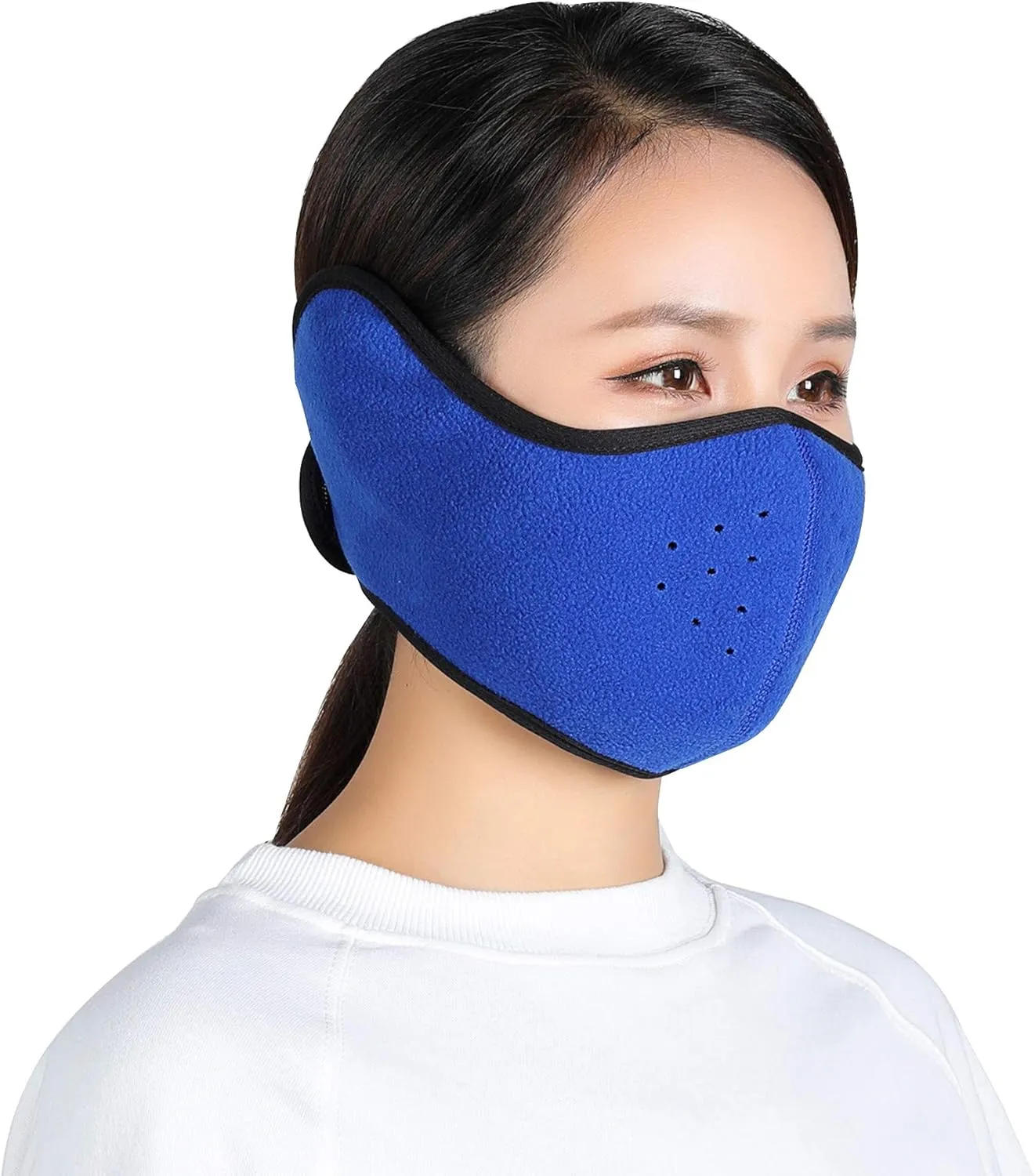 Unisex Winter Ski Mask Outdoor Protect Face Cover Earmuffs Balaclava Cycling Bicycle Motorcycle Mask