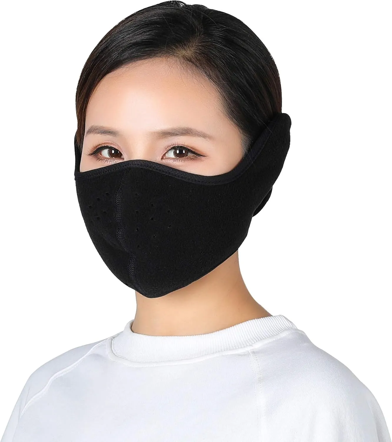 Unisex Winter Ski Mask Outdoor Protect Face Cover Earmuffs Balaclava Cycling Bicycle Motorcycle Mask