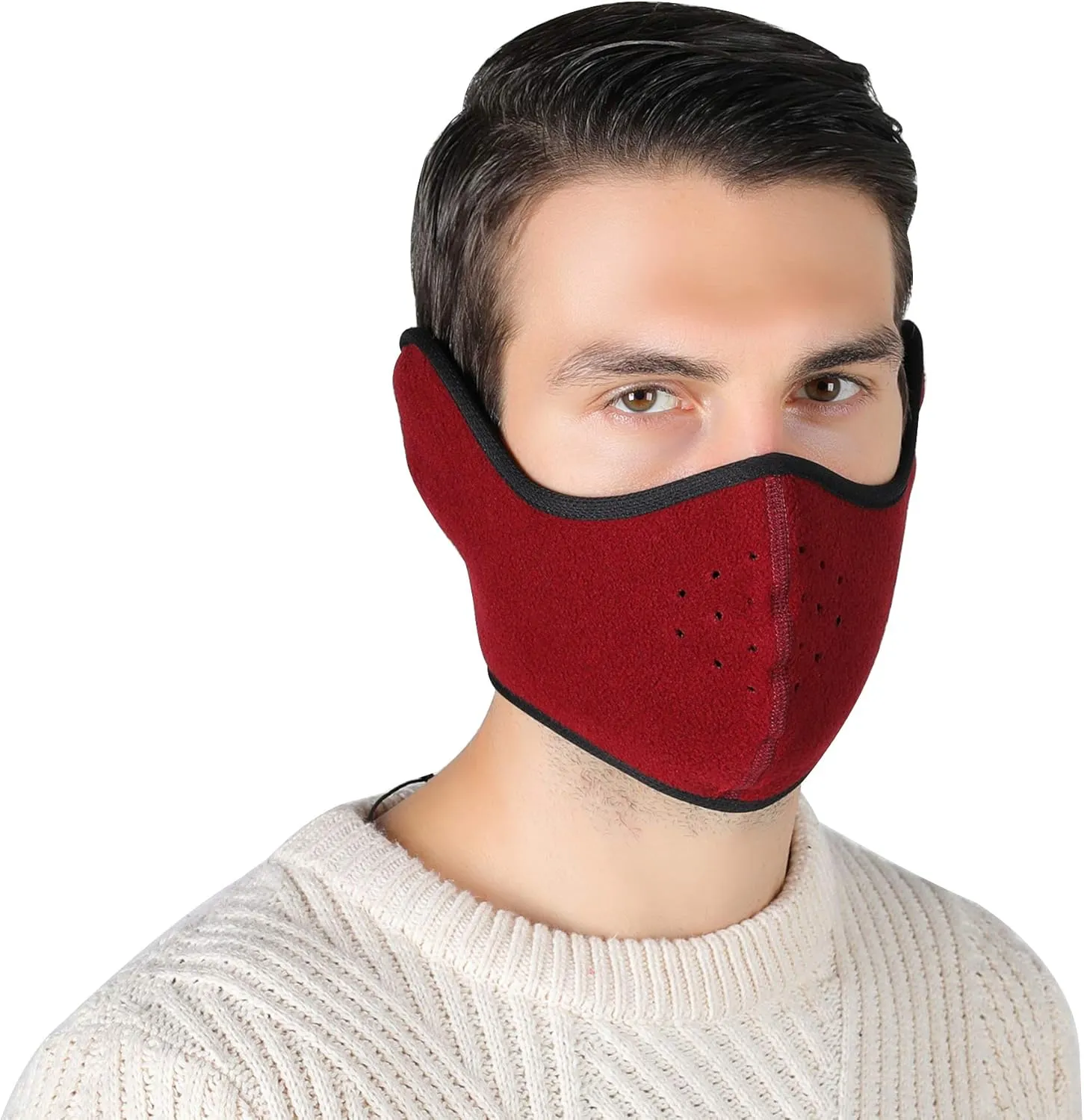 Unisex Winter Ski Mask Outdoor Protect Face Cover Earmuffs Balaclava Cycling Bicycle Motorcycle Mask