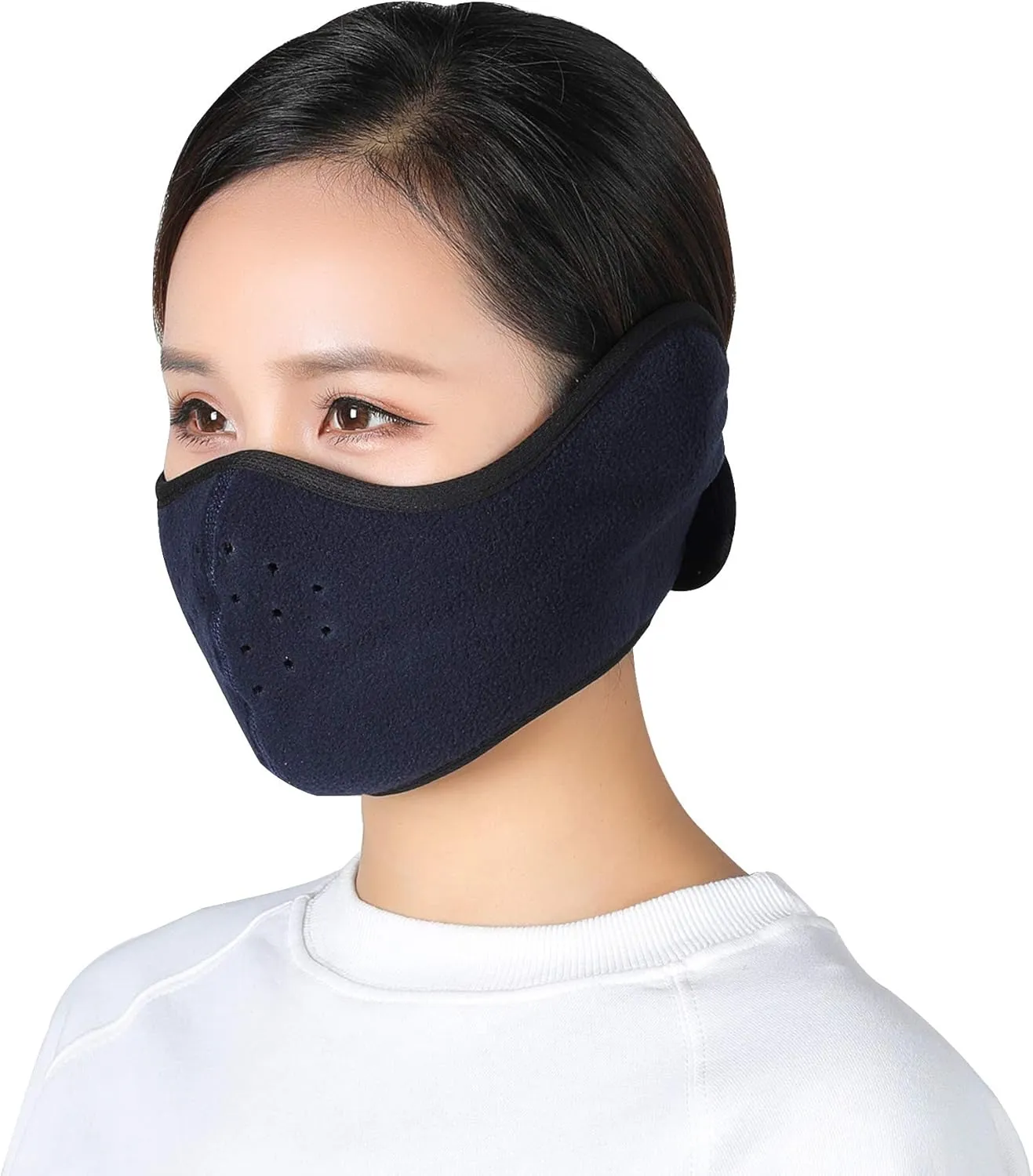 Unisex Winter Ski Mask Outdoor Protect Face Cover Earmuffs Balaclava Cycling Bicycle Motorcycle Mask