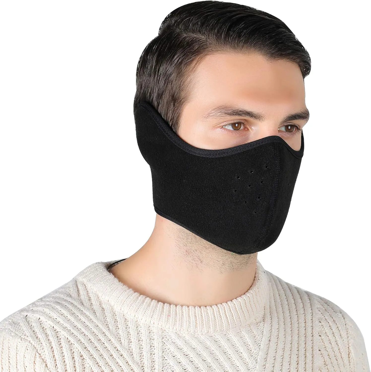 Unisex Winter Ski Mask Outdoor Protect Face Cover Earmuffs Balaclava Cycling Bicycle Motorcycle Mask