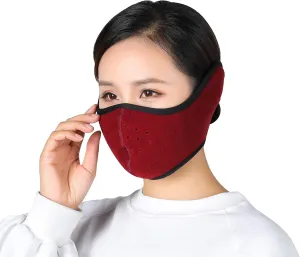 Unisex Winter Ski Mask Outdoor Protect Face Cover Earmuffs Balaclava Cycling Bicycle Motorcycle Mask