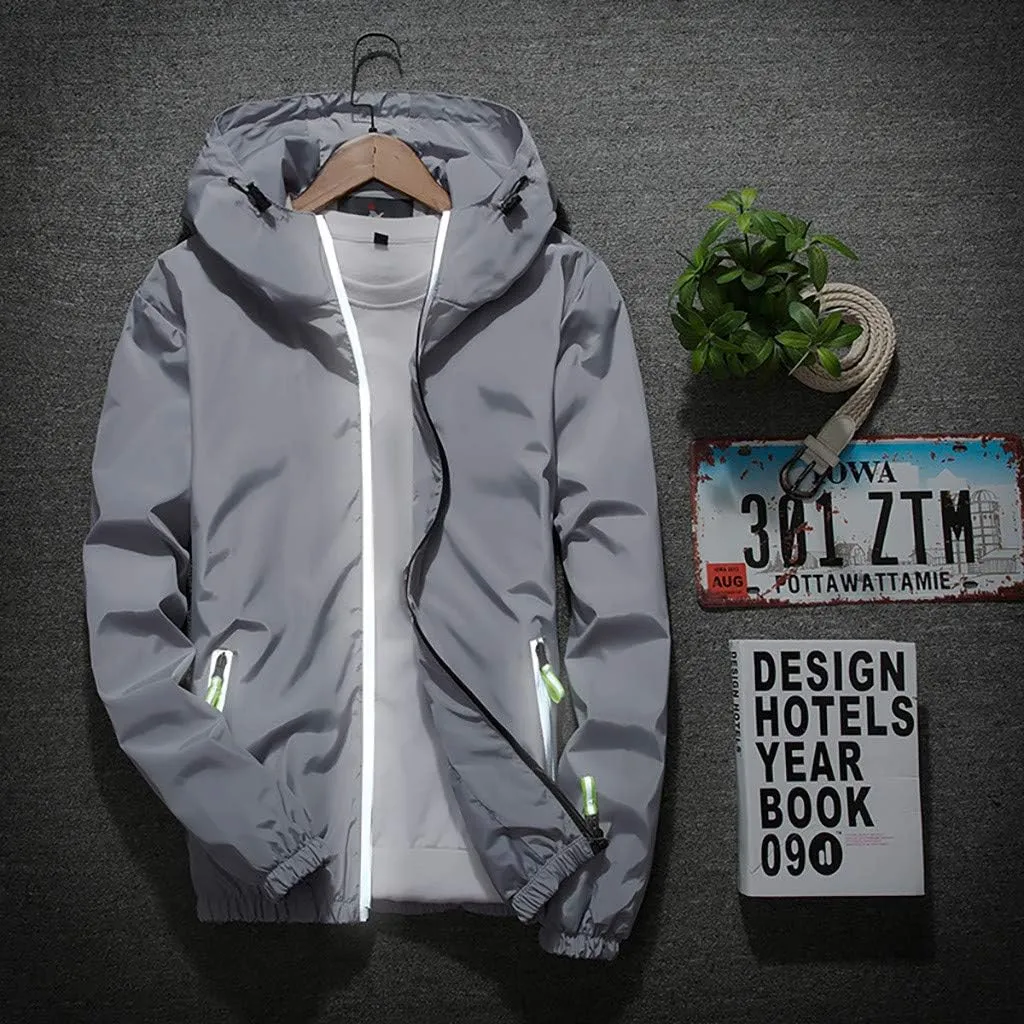 Windbreaker Jackets For Men Stylish Lightweight Long Sleeve Spring Fall Casual Zipper Waterproof Coats Mountain,M-7XL