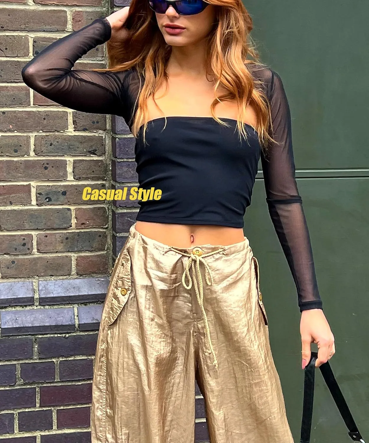 Women Mesh Bolero Shrug Long Sleeve See Through Sheer Cardigan Shoulder Cover for Dress